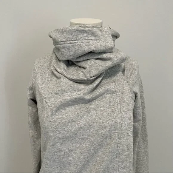 Lululemon Savasana Wrap Sweater Coal Strata Stripe - Picture 13 of 16